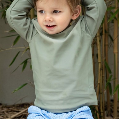 maillot de bain anti-uv - maillot anti-uv - haut anti uv - olive