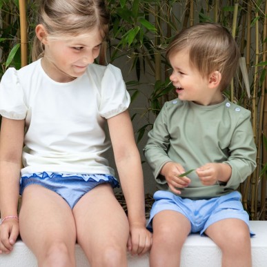 SHORT OSCAR - VICHY - Les petits dorés - Nantes