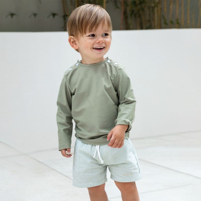 SHORT OSCAR - OLIVE - Les petits dorés - Nantes