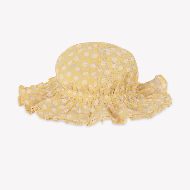 chapeau fleuri - bébé - soleil - piscine - parc - plage