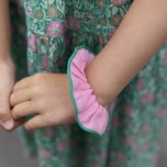 scrunchies - tropical print - poetic - hair accessories - girls - vacation - summer - beach - pool