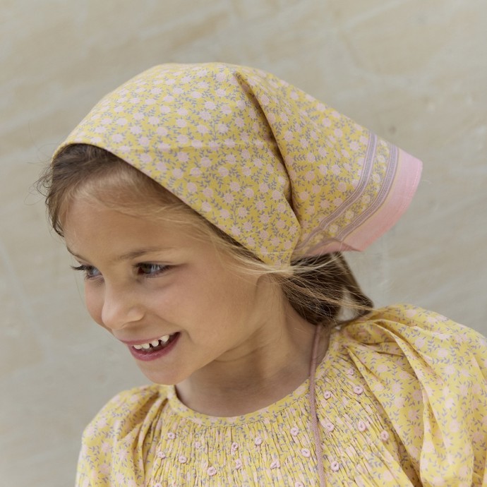 floral scarf - Indian print - for girls - swim - beach - summer - accessories