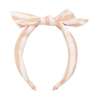 Bandeau rayé rose - enfant - fille - accessoires - école - vacances - été