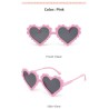 lunettes de soleil-coeur-rose-enfant-fille-été-plage-vacances-piscine-mer