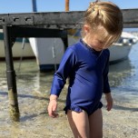 body anti-uv bébé - body anti-uv enfant - maillot de bain anti-uv - maillot anti-uv - body bébé anti-uv - bleu marine