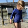body anti-uv bébé - body anti-uv enfant - maillot de bain anti-uv - maillot anti-uv - body bébé anti-uv - bleu marine