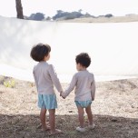 PIO - Top - ANTI-UV - THREE BUTTONS - BLUE - les petits dorés - Nantes