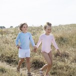 JEAN - Top - ANTI-UV - THREE BUTTONS - BLUE - les petits dorés - Nantes