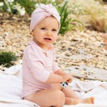 embroidered round neck - flying body - Anti-uv - pink - Les petits dorés - Nantes