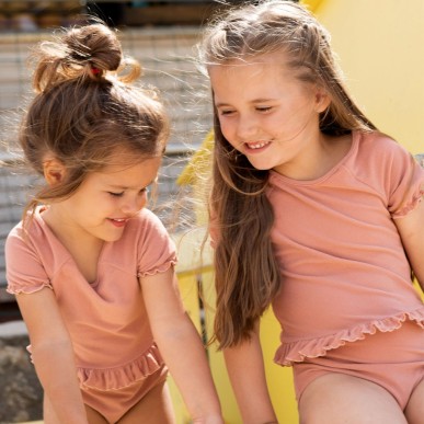 maillot de bain fille - maillot enfant - maillot anti-uv bébé - bikini fille -artisanal - anti-uv - éponge