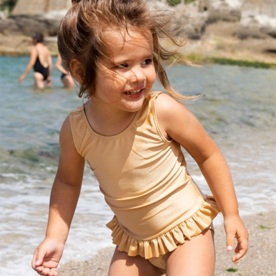 swimsuit with ruffled